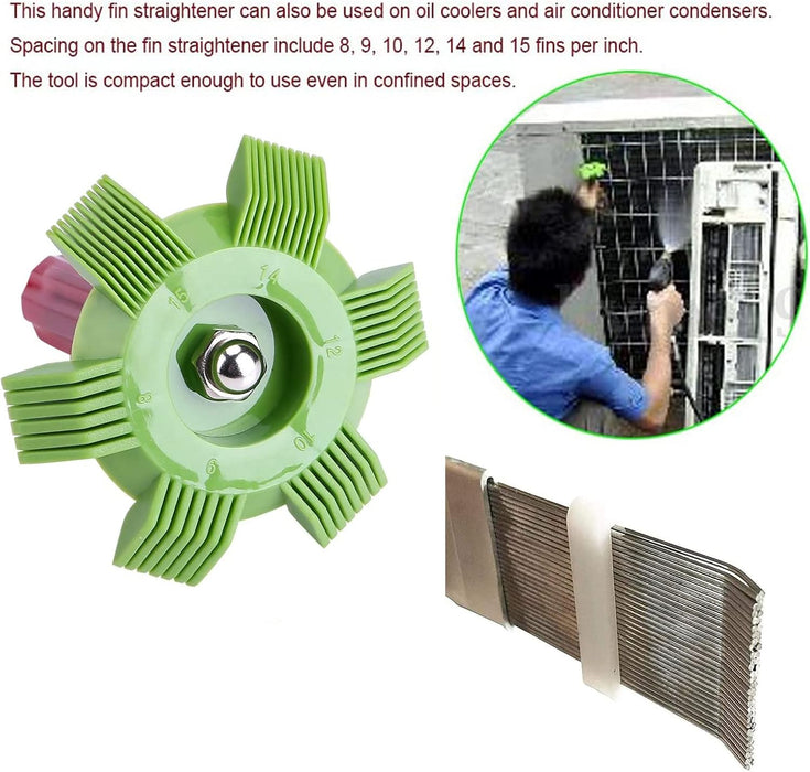 Cepillo de 2 piezas para condensador de serpentín, aleta de serpentín de radiador - Quierox - Tienda Online