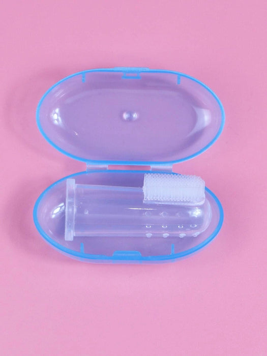 Cepillo de dientes de dedo para perros y gatos pequeños, limpiador dental transparente - Quierox - Tienda Online