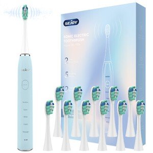 Cepillo de dientes eléctrico sónico SEJOY IPX7 resistente al agua - Quierox - Tienda Online