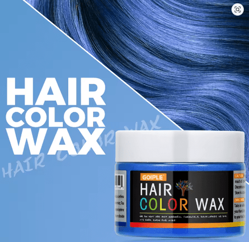 Cera para el cabello temporal para hombres,color azul, crema para teñir Barba 40G - Quierox - Tienda Online