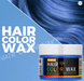 Cera para el cabello temporal para hombres,color azul, crema para teñir Barba 40G - Quierox - Tienda Online