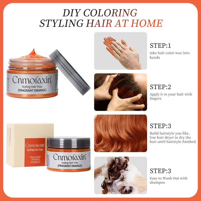 Cera temporal de color para el cabello, crema instantánea para peinado - Quierox - Tienda Online