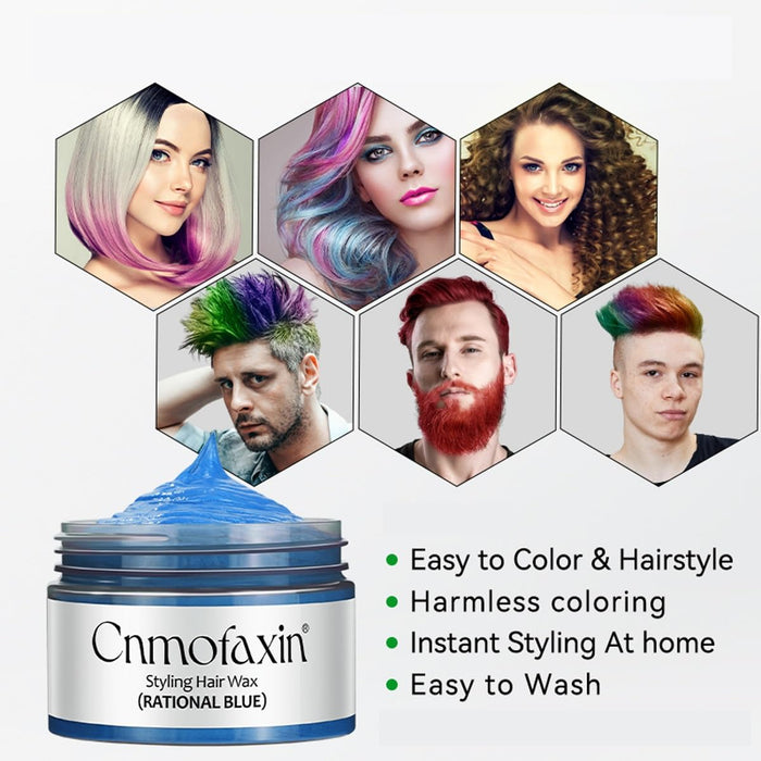 Cera temporal de color para el cabello, crema instantánea para peinado - Quierox - Tienda Online