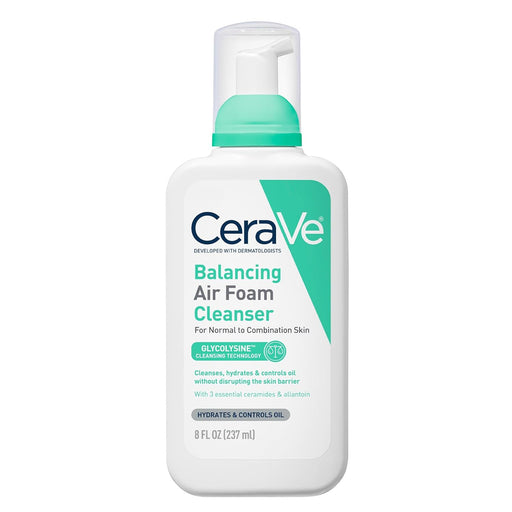 CeraVe Jabón facial de espuma de aire equilibrante - Quierox - Tienda Online