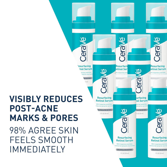 CeraVe - Sérum con retinol para la textura de la piel y las marcas del acné - Quierox - Tienda Online