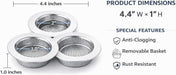 Cesta coladora para fregadero (paquete de 6) – Colador de drenaje de cocina - Quierox - Tienda Online