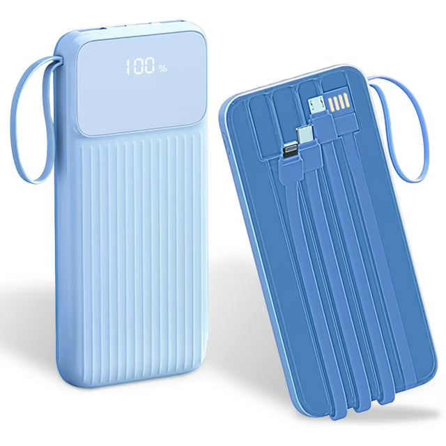 Batería externa portátil Moclever de 40000 mAh con cargador rápido