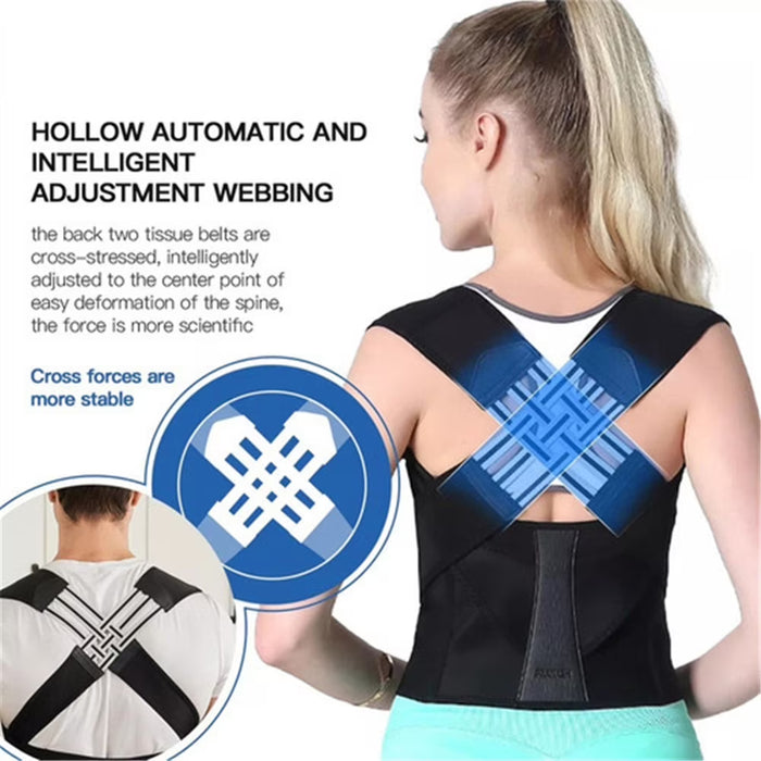 Chaleco corrector de postura para la columna cervical, ajustable