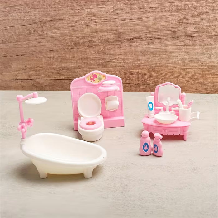 SHEIN Muebles en Miniatura a Escala 1:12 para Casas de Muñecas - Baño