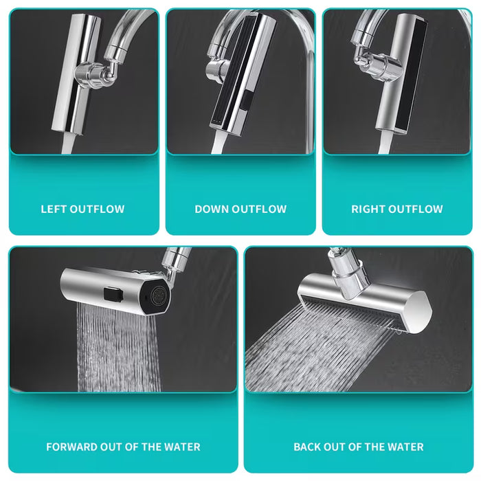 1 adaptador de grifo multifuncional, grifo para lavabo de baño
