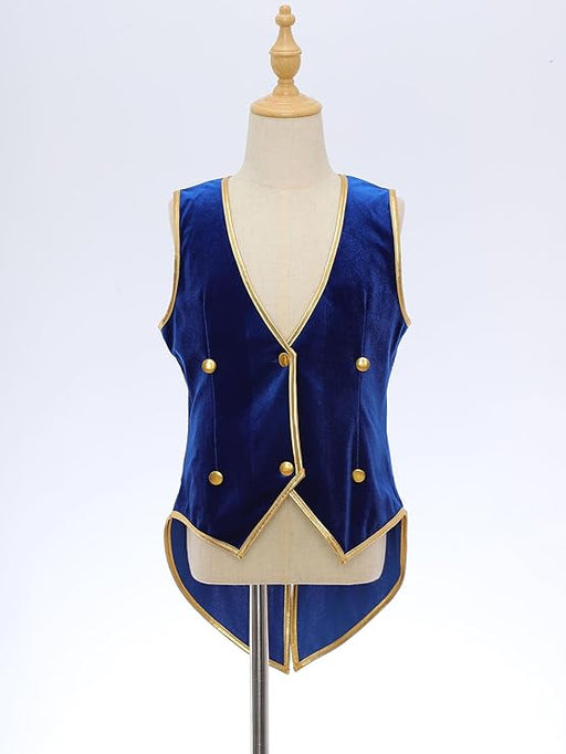 Chaleco de esmoquin para niño Freebily, chaqueta de terciopelo para caballero victoriano - Quierox - Tienda Online