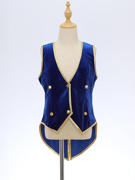Chaleco de esmoquin para niño Freebily, chaqueta de terciopelo para caballero victoriano - Quierox - Tienda Online