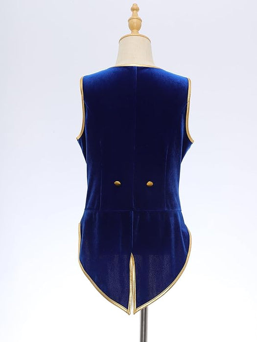 Chaleco de esmoquin para niño Freebily, chaqueta de terciopelo para caballero victoriano - Quierox - Tienda Online