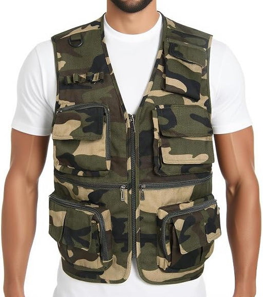 Chaleco de pesca para hombre, chaleco de verano al aire libre, trabajo - Quierox - Tienda Online