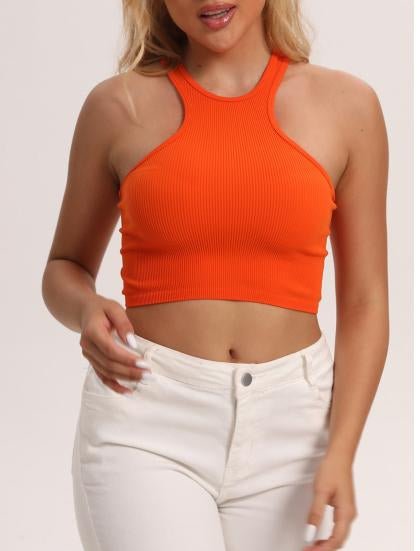 Chaleco deportivo para mujer, sin mangas, acanalado - Quierox - Tienda Online