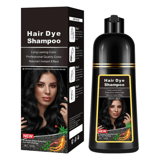 Champú de tinte natural para el cabello para cobertura de canas, 3 en 1 - Quierox - Tienda Online