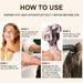 Champú de tinte natural para el cabello para cobertura de canas, 3 en 1 - Quierox - Tienda Online