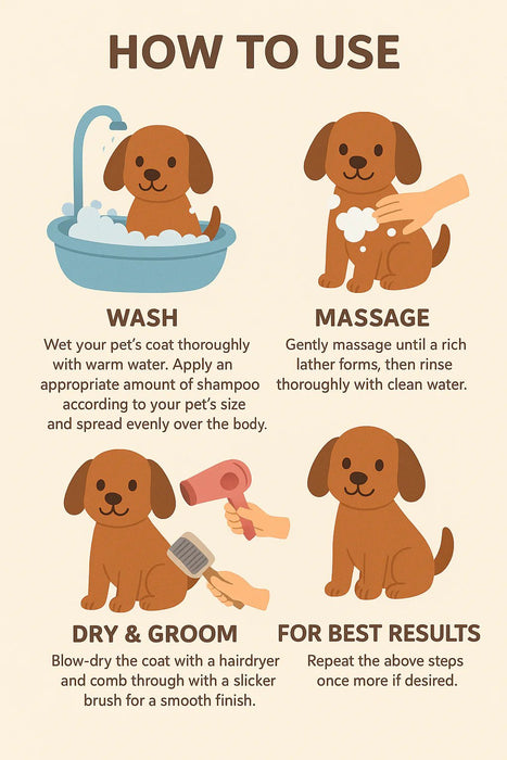 Champú para perros Fluffy Coat - Quierox - Tienda Online