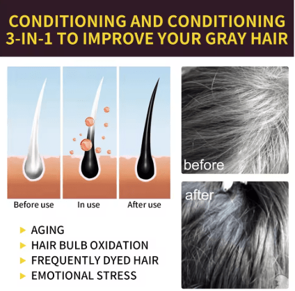 Champú para teñir el cabello a base de h - Quierox - Tienda Online