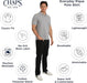 Chaps Polo para hombre, estilo casual, clásico, de corte elástico y piqué - Quierox - Tienda Online