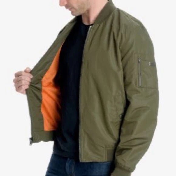 Chaqueta bomber verde caqui para hombre Michael Kors - Quierox - Tienda Online