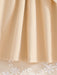Chaqueta de dos botones y vestido camisola con cinturón para niña - Quierox - Tienda Online