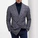 Chaqueta de traje para hombre, elegante, con solapa y detalles de botones - Quierox - Tienda Online