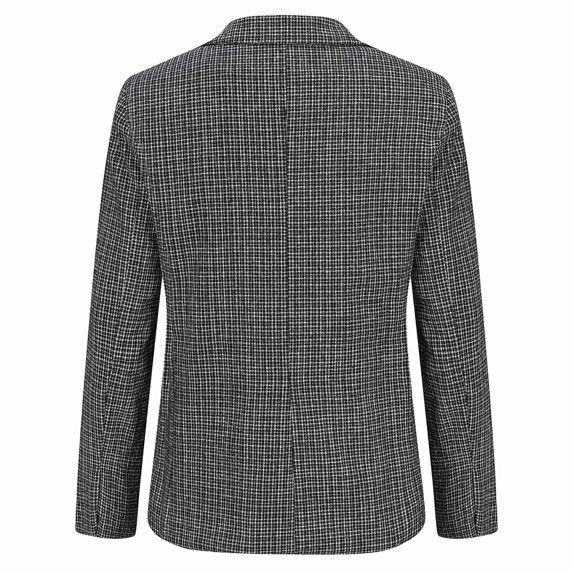 Chaqueta de traje para hombre, elegante, con solapa y detalles de botones - Quierox - Tienda Online