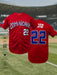 Chaqueta deportiva de béisbol para hombre 22 con bordado de letras dominicana - Quierox - Tienda Online