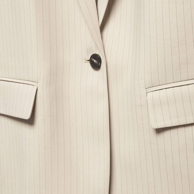 Chaqueta larga de mujer Mango - Beige - Quierox - Tienda Online