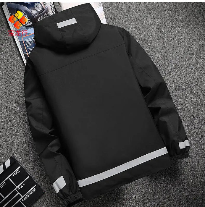 Chaqueta reflectante cortavientos ligero fluorescente para trabajos al aire libre - Quierox - Tienda Online