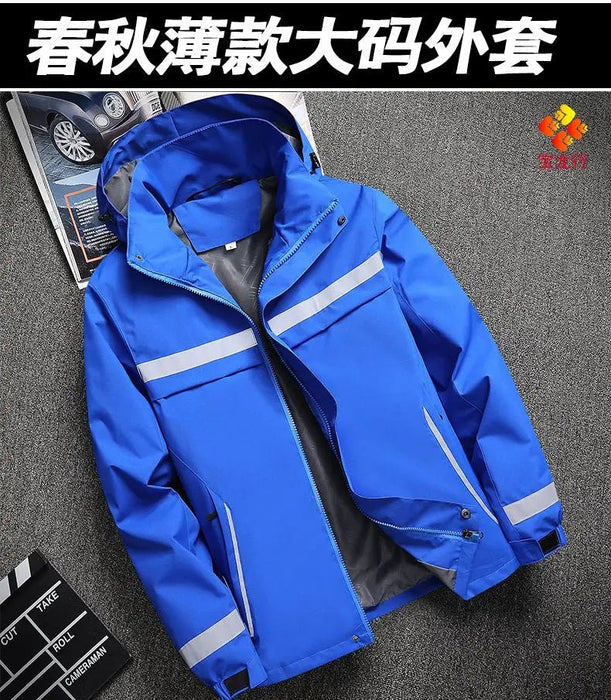 Chaqueta reflectante cortavientos ligero fluorescente para trabajos al aire libre - Quierox - Tienda Online