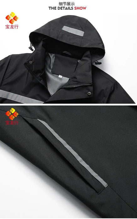 Chaqueta reflectante cortavientos ligero fluorescente para trabajos al aire libre - Quierox - Tienda Online
