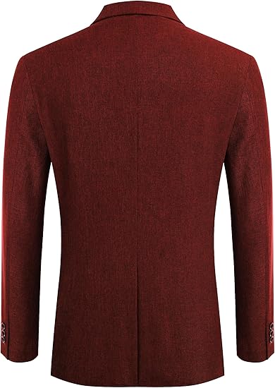 Chaqueta tipo blazer informal de dos botones para hombre de COOFANDY - Quierox - Tienda Online