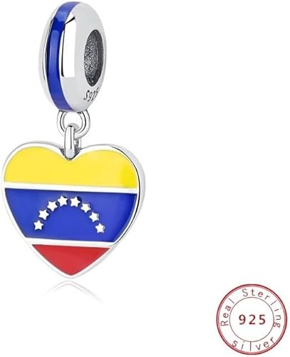 Charm de corazón de la bandera de Venezuela - Quierox - Tienda Online