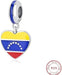 Charm de corazón de la bandera de Venezuela - Quierox - Tienda Online