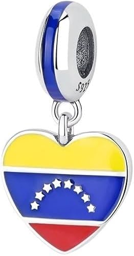 Charm de corazón de la bandera de Venezuela - Quierox - Tienda Online