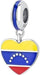 Charm de corazón de la bandera de Venezuela - Quierox - Tienda Online