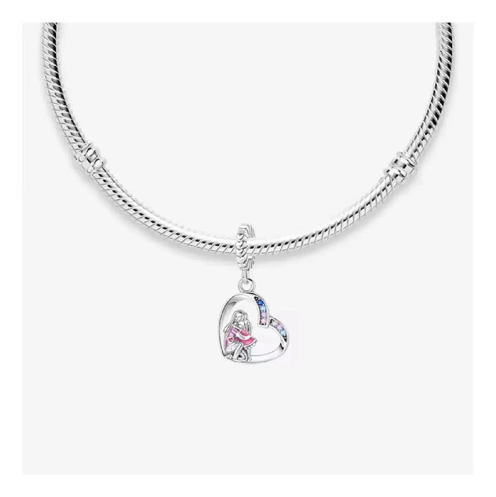 Charm de Corazón que representa el Amor de Madre E Hija - Quierox - Tienda Online