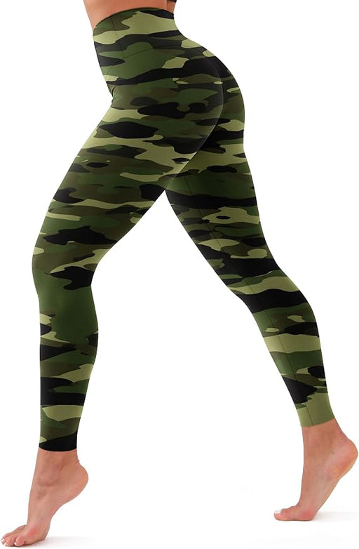 CHARMKING Leggings de cintura alta para mujer, control de abdomen suave con estampado militar - Quierox - Tienda Online