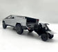 CHE ZHI Tesla Cybertruck Modelo a escala 1:32 de metal fundido, color plata - Quierox - Tienda Online
