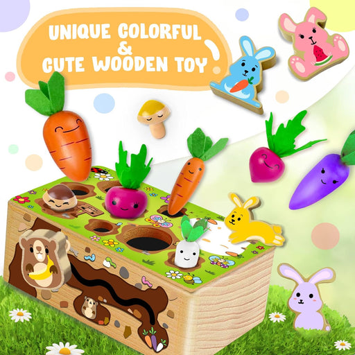 Cheffun Juguete de madera para bebé de zanahoria - Quierox - Tienda Online