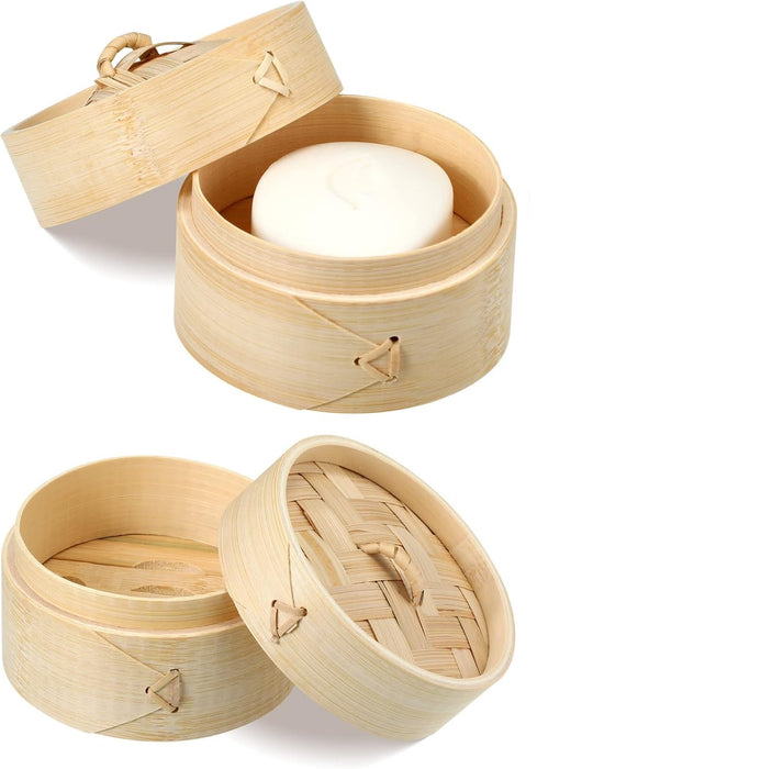 Chengu Soporte de barra de jabón de bambú natural con tapa, para drenaje - Quierox - Tienda Online