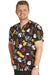 Cherokee Disney Blusa Médica Mickey Mouse Tooniforms Para Hombres Cuello en V - Quierox - Tienda Online