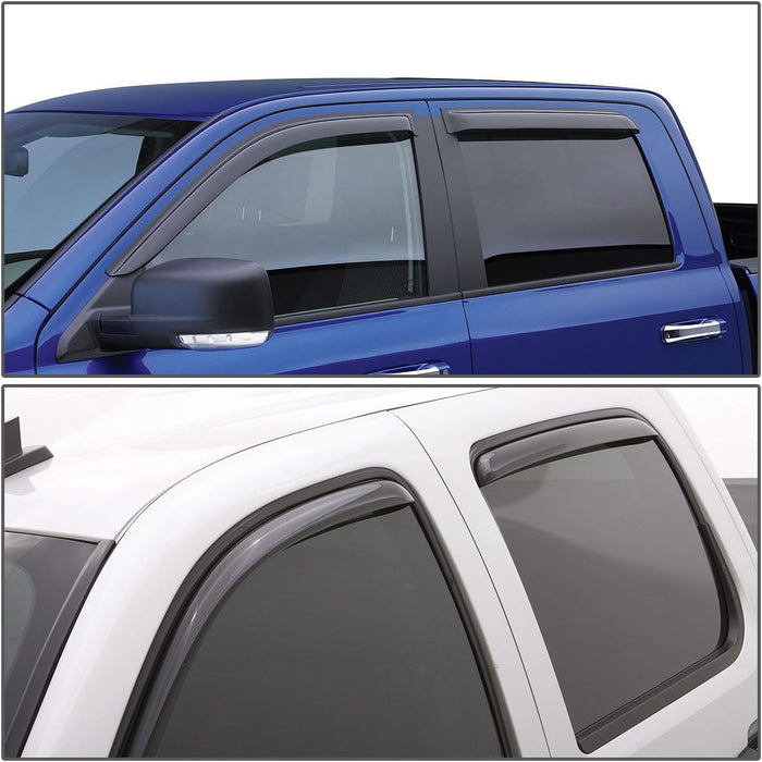 Chevy Tracker/Suzuki Grand Vitara 4 protectores contra luz y lluvia para ventanilla - Quierox - Tienda Online
