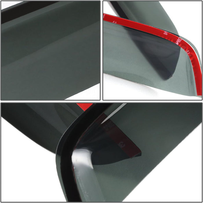 Chevy Tracker/Suzuki Grand Vitara 4 protectores contra luz y lluvia para ventanilla - Quierox - Tienda Online