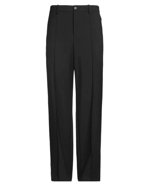 ChicMe Pantalones de vestir negros de pierna ancha para mujer de poliéster y elastano - Quierox - Tienda Online