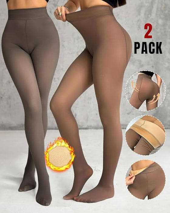 CHICME Paquete de 2 leggings térmicos con forro polar mágico de cintura alta - Quierox - Tienda Online