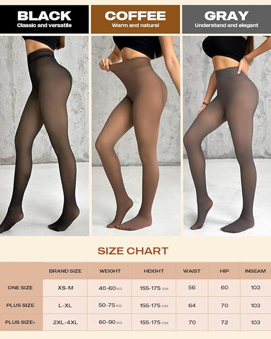 CHICME Paquete de 2 leggings térmicos con forro polar mágico de cintura alta - Quierox - Tienda Online