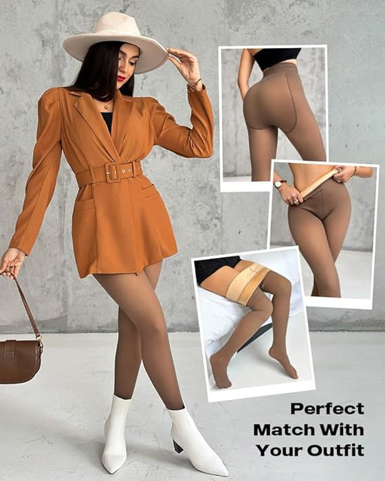 CHICME Paquete de 2 leggings térmicos con forro polar mágico de cintura alta - Quierox - Tienda Online